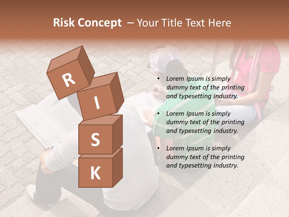 College Sunglasses Cap PowerPoint Template