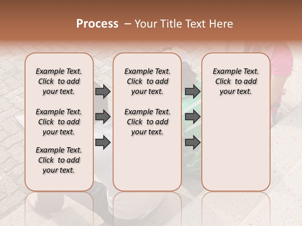 College Sunglasses Cap PowerPoint Template