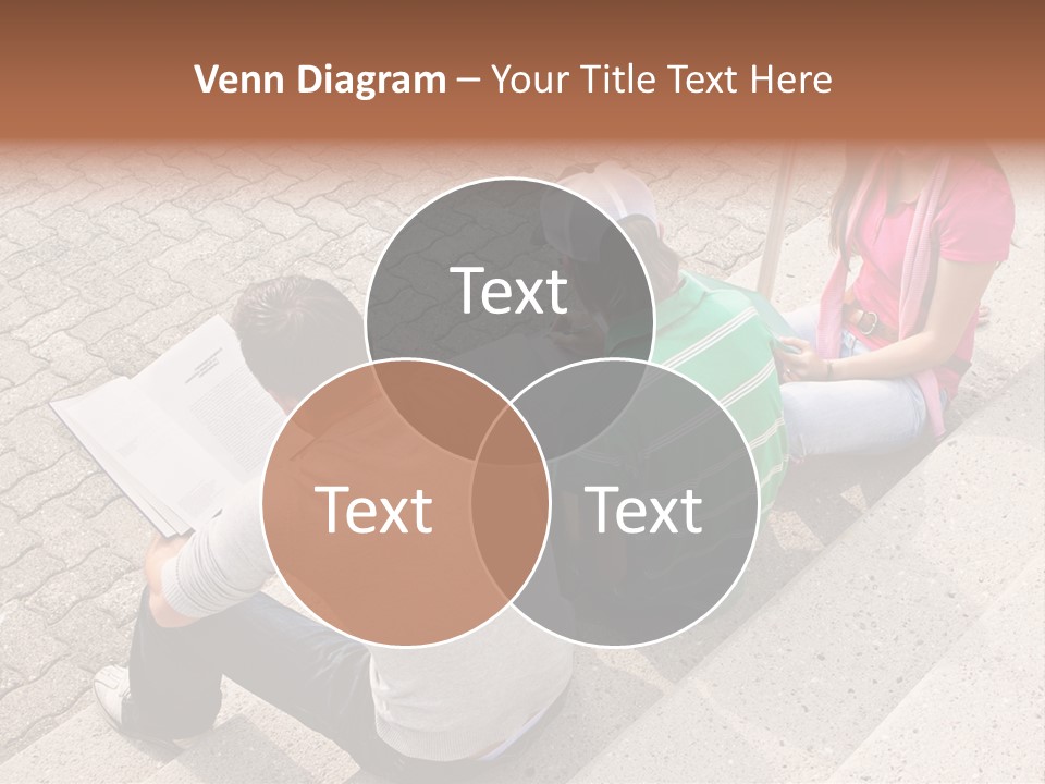 College Sunglasses Cap PowerPoint Template