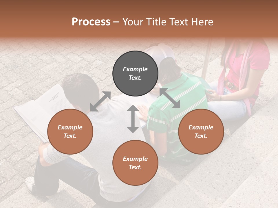 College Sunglasses Cap PowerPoint Template