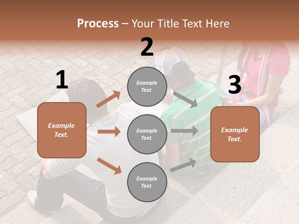 College Sunglasses Cap PowerPoint Template