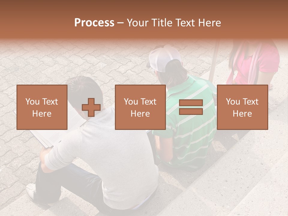 College Sunglasses Cap PowerPoint Template