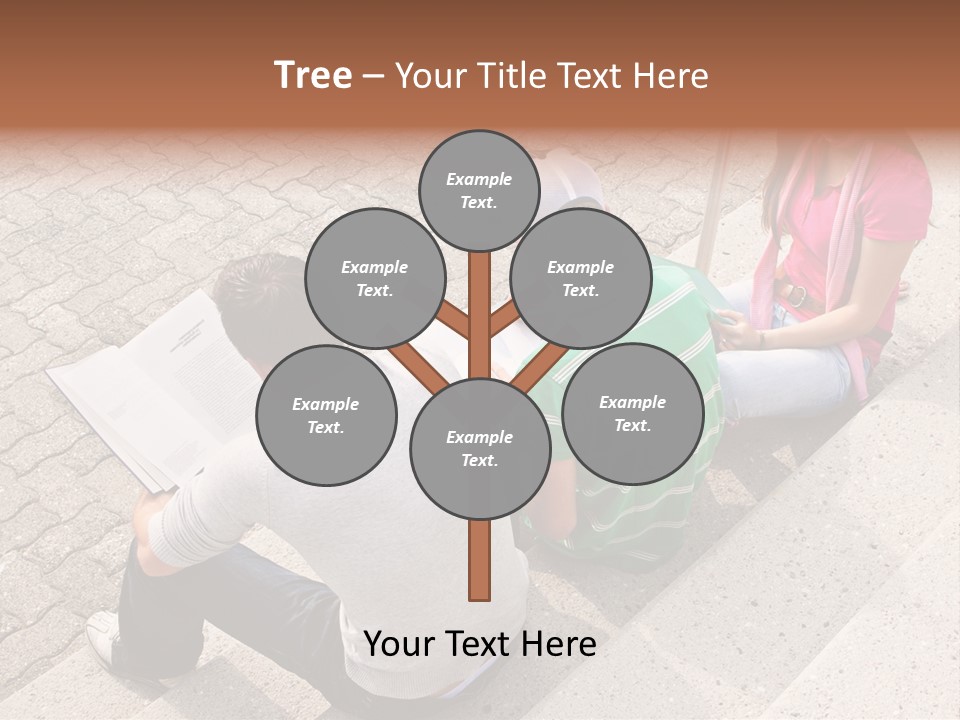 College Sunglasses Cap PowerPoint Template