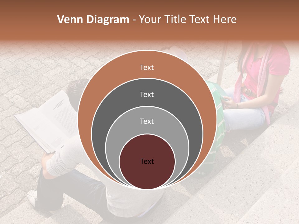 College Sunglasses Cap PowerPoint Template