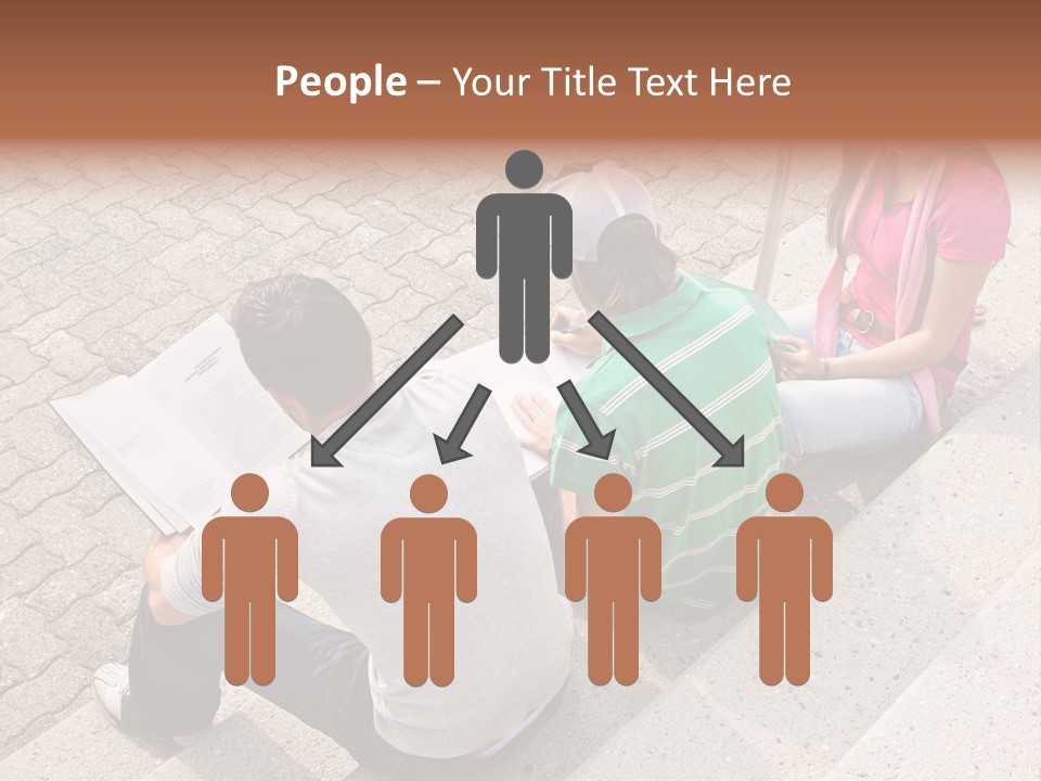 College Sunglasses Cap PowerPoint Template