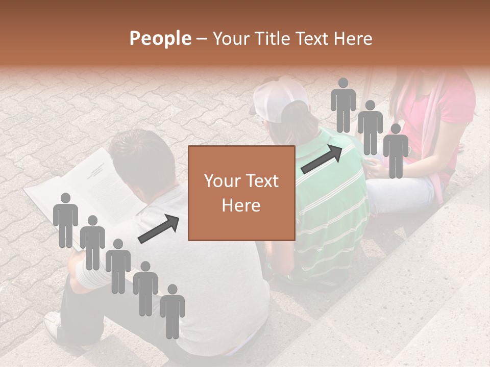 College Sunglasses Cap PowerPoint Template