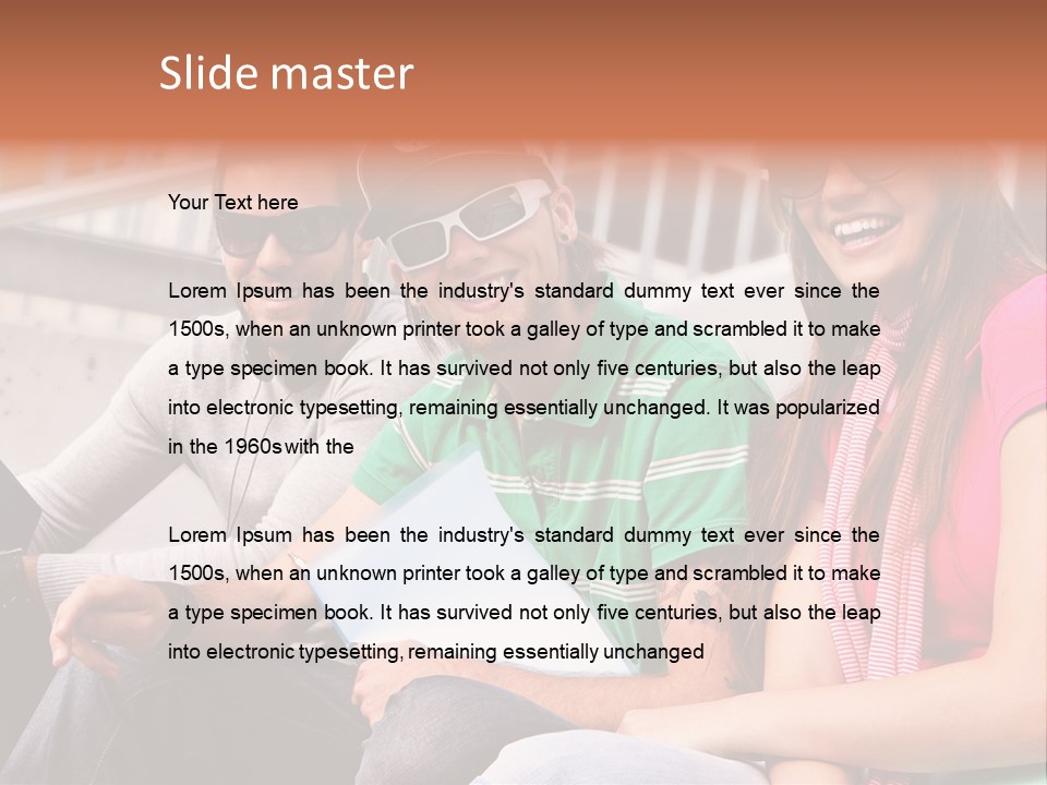 Music Wall School PowerPoint Template