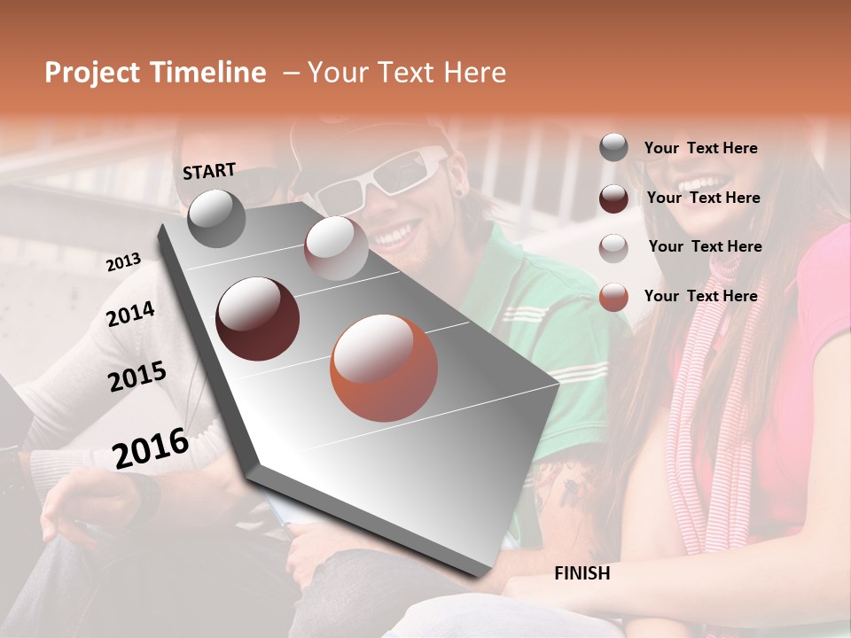 Music Wall School PowerPoint Template