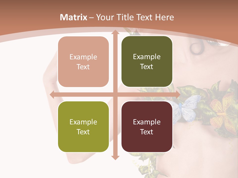 Nymph Floral Pretty PowerPoint Template