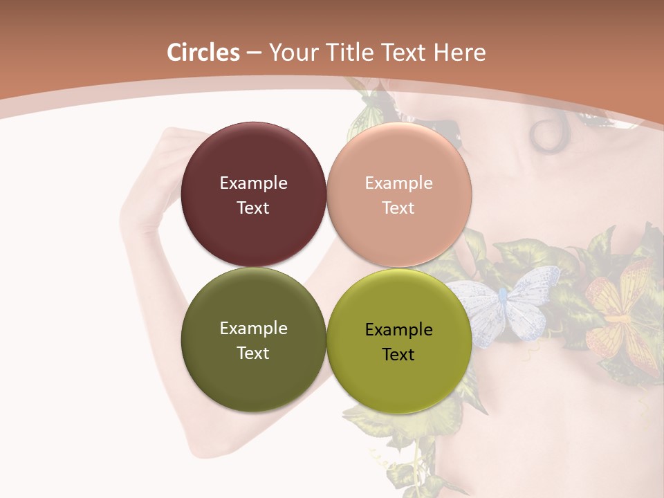 Nymph Floral Pretty PowerPoint Template