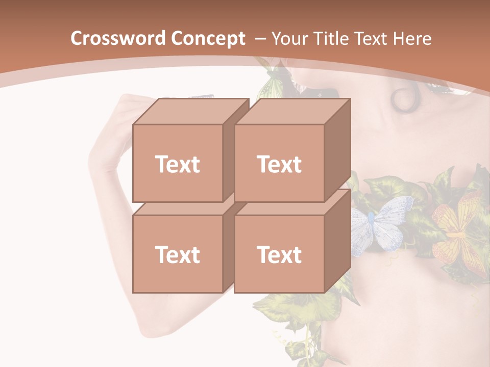 Nymph Floral Pretty PowerPoint Template