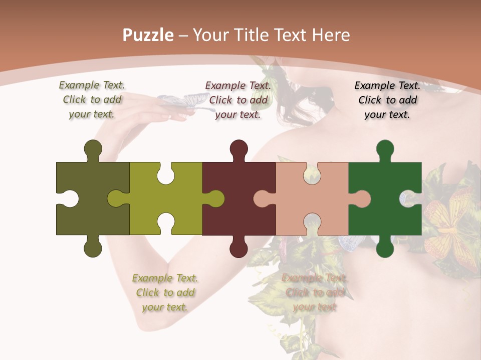 Nymph Floral Pretty PowerPoint Template