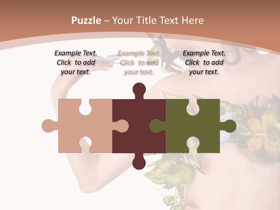 Nymph Floral Pretty PowerPoint Template