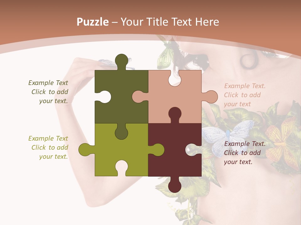 Nymph Floral Pretty PowerPoint Template