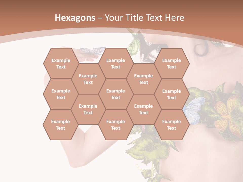 Nymph Floral Pretty PowerPoint Template