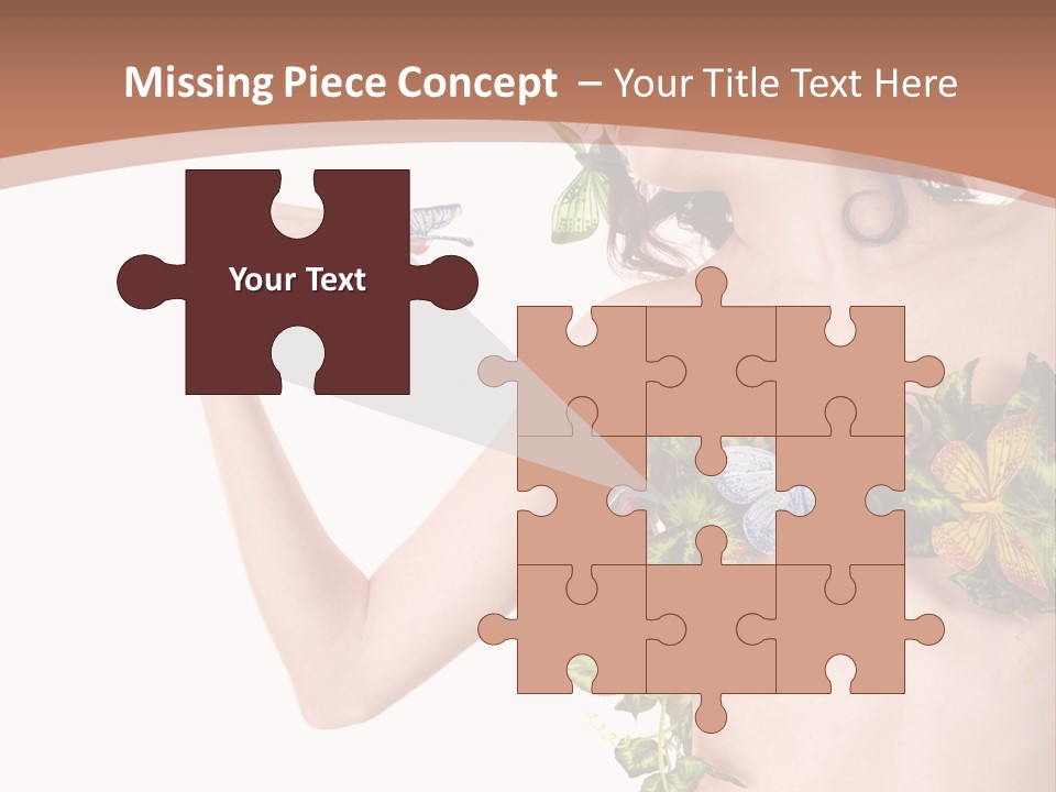 Nymph Floral Pretty PowerPoint Template