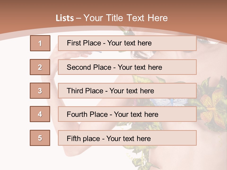 Nymph Floral Pretty PowerPoint Template