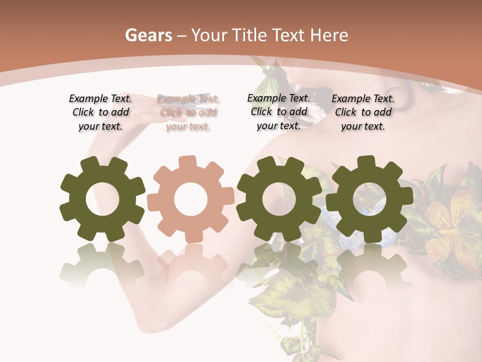 Nymph Floral Pretty PowerPoint Template