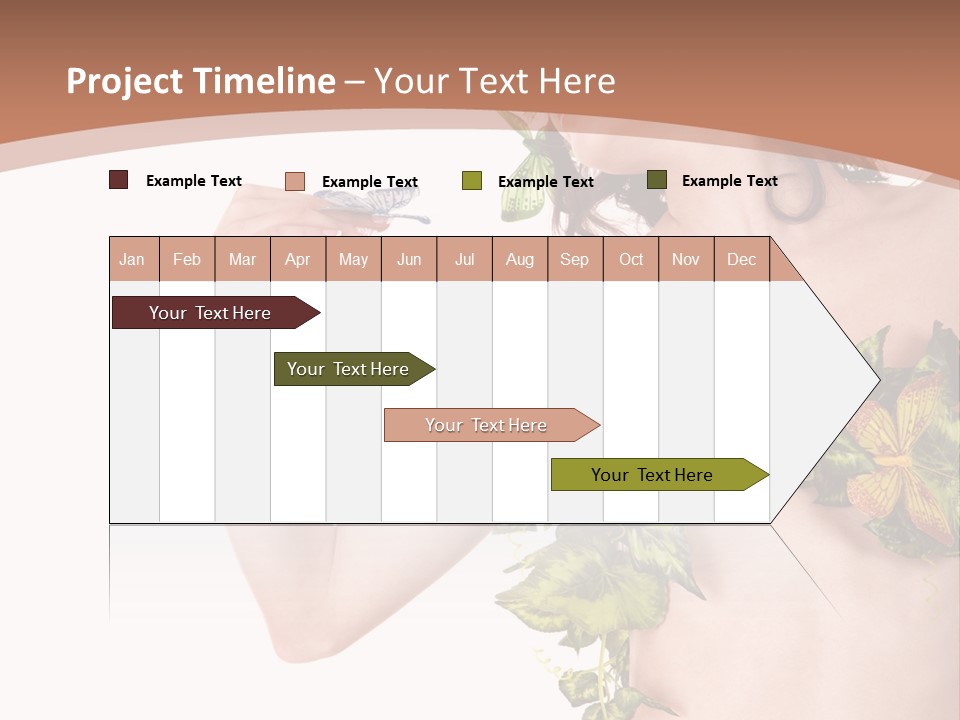 Nymph Floral Pretty PowerPoint Template