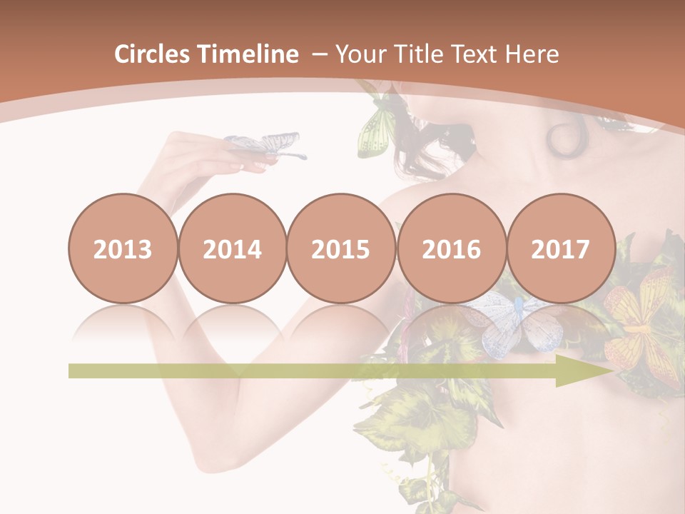 Nymph Floral Pretty PowerPoint Template