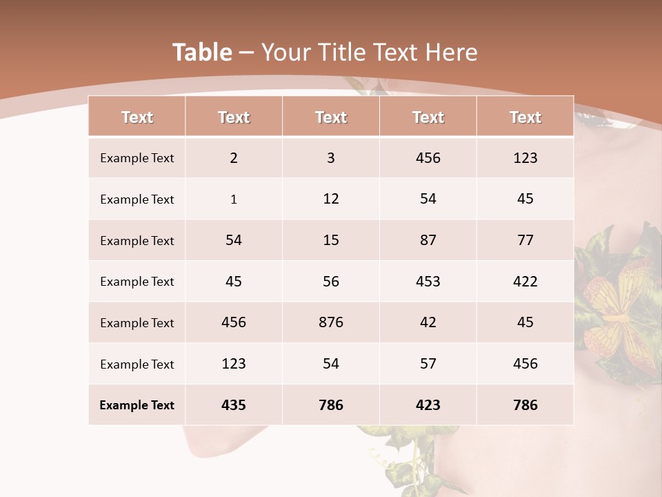 Nymph Floral Pretty PowerPoint Template