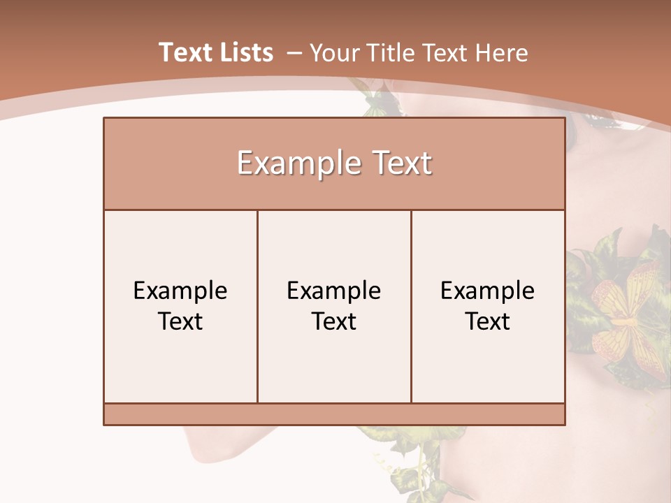 Nymph Floral Pretty PowerPoint Template