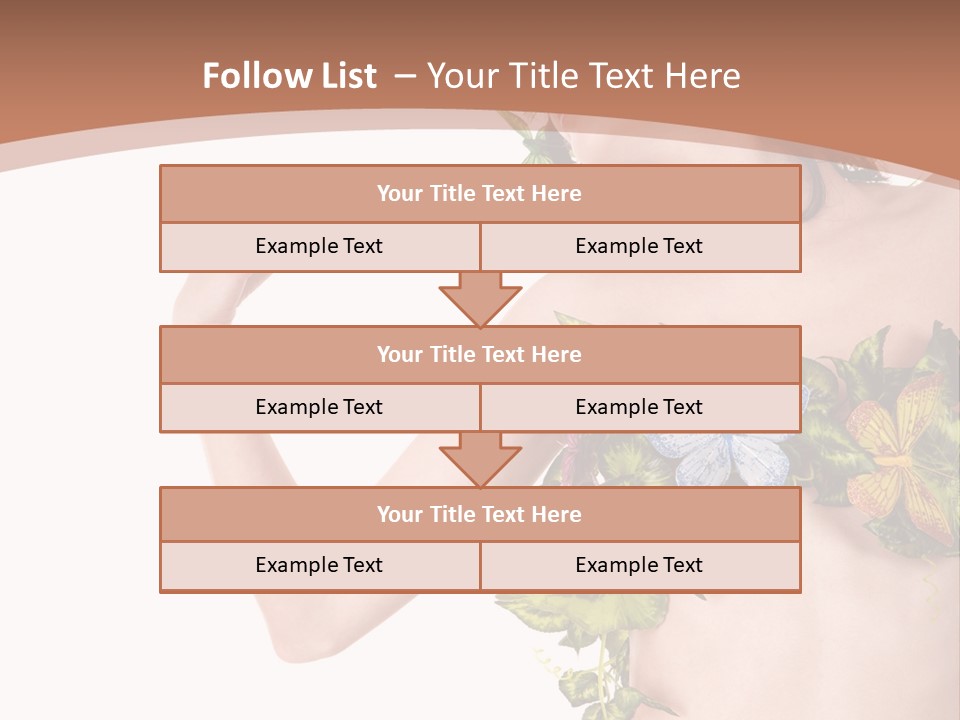 Nymph Floral Pretty PowerPoint Template