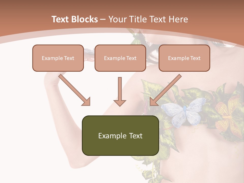 Nymph Floral Pretty PowerPoint Template
