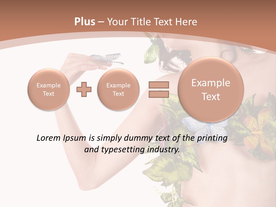 Nymph Floral Pretty PowerPoint Template