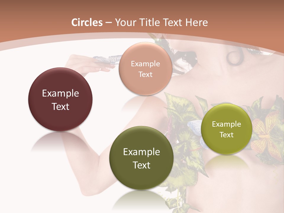 Nymph Floral Pretty PowerPoint Template