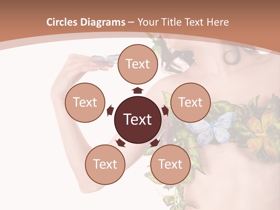 Nymph Floral Pretty PowerPoint Template