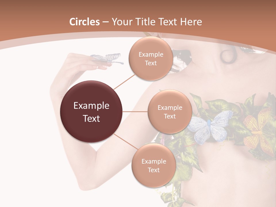 Nymph Floral Pretty PowerPoint Template