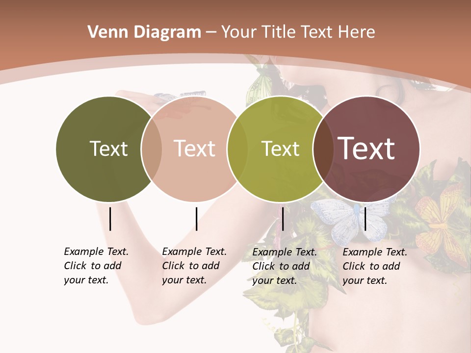 Nymph Floral Pretty PowerPoint Template