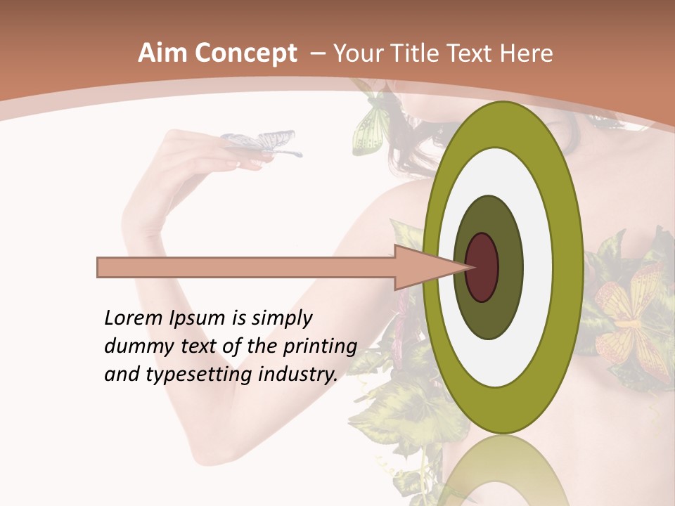 Nymph Floral Pretty PowerPoint Template