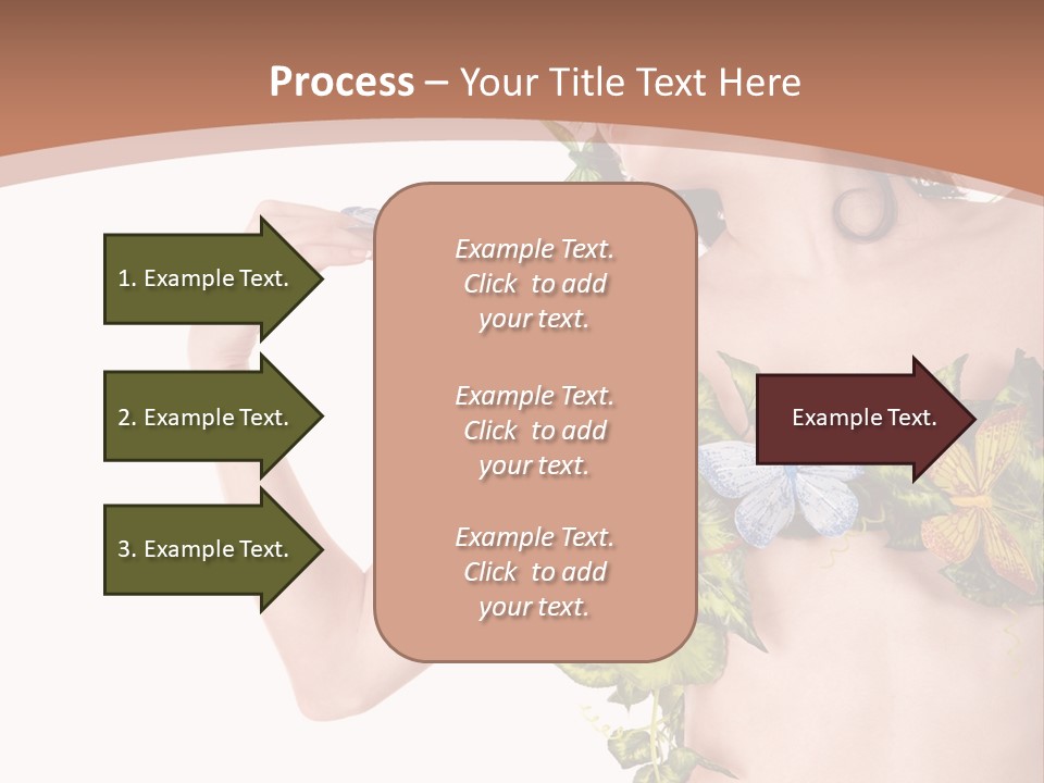Nymph Floral Pretty PowerPoint Template