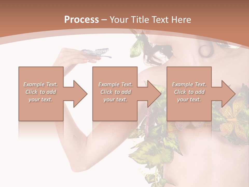 Nymph Floral Pretty PowerPoint Template