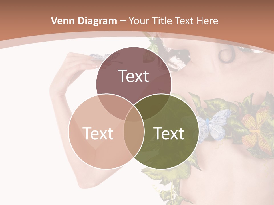 Nymph Floral Pretty PowerPoint Template