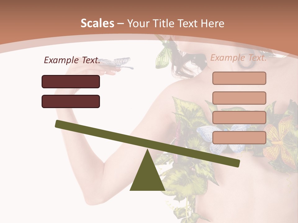 Nymph Floral Pretty PowerPoint Template