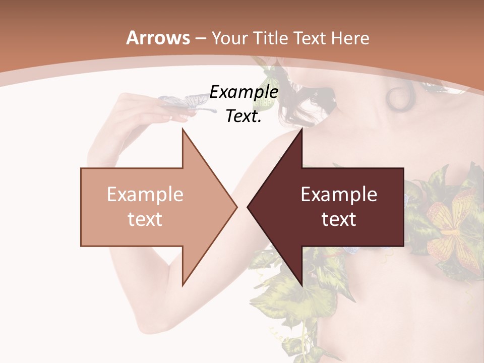 Nymph Floral Pretty PowerPoint Template