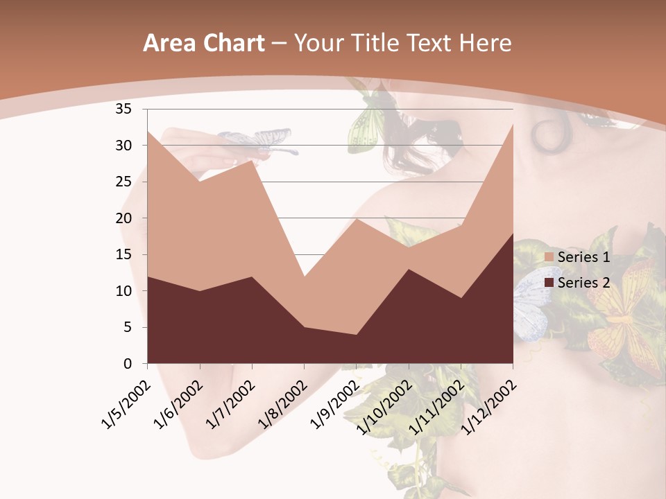 Nymph Floral Pretty PowerPoint Template