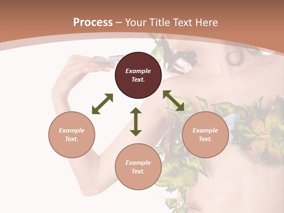 Nymph Floral Pretty PowerPoint Template