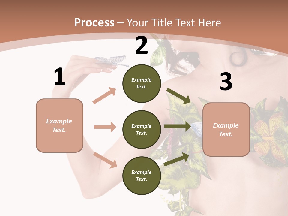 Nymph Floral Pretty PowerPoint Template