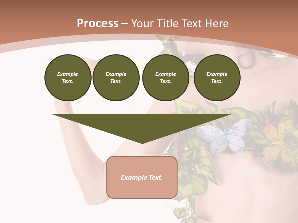 Nymph Floral Pretty PowerPoint Template