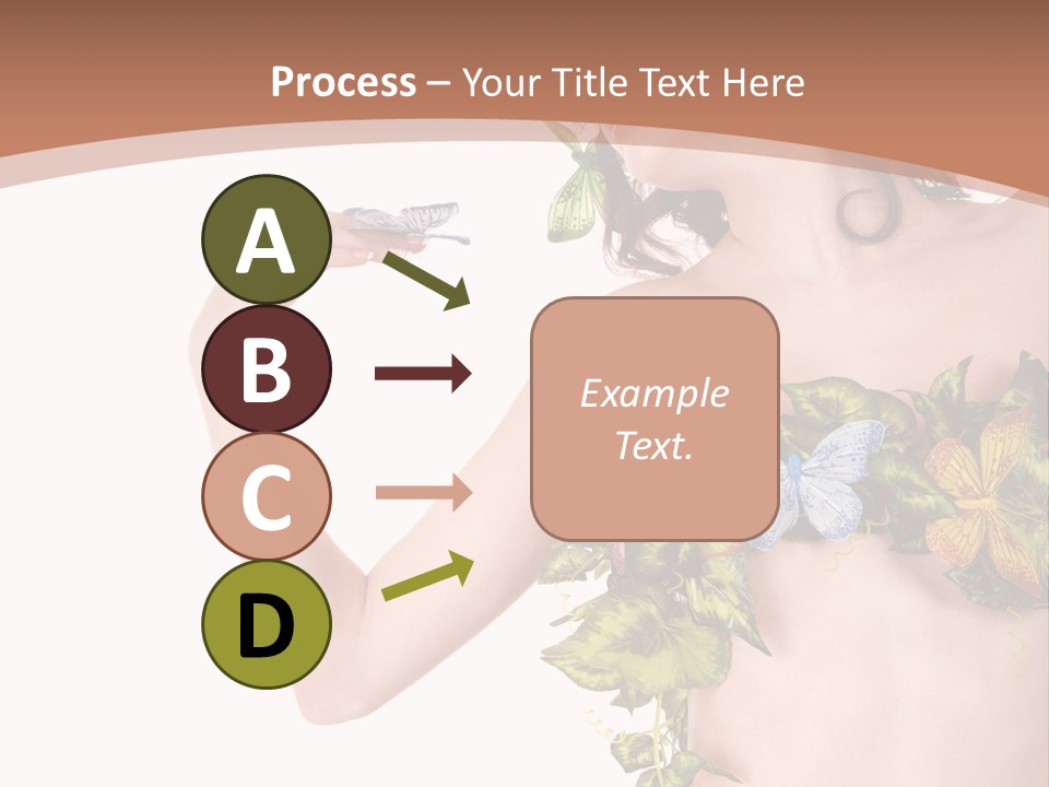 Nymph Floral Pretty PowerPoint Template