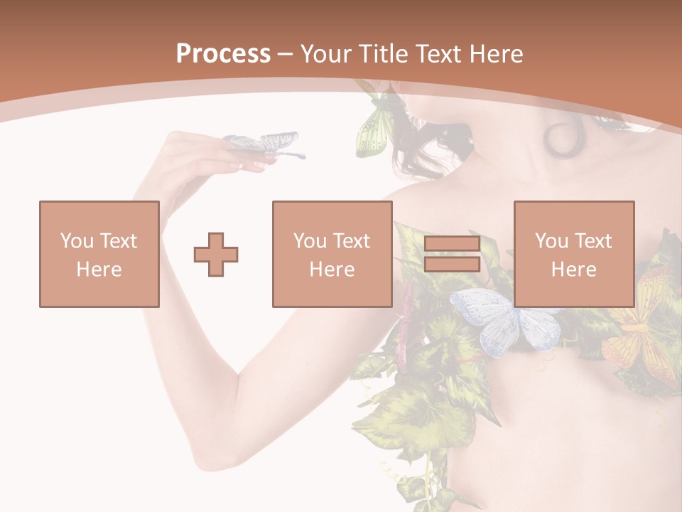 Nymph Floral Pretty PowerPoint Template