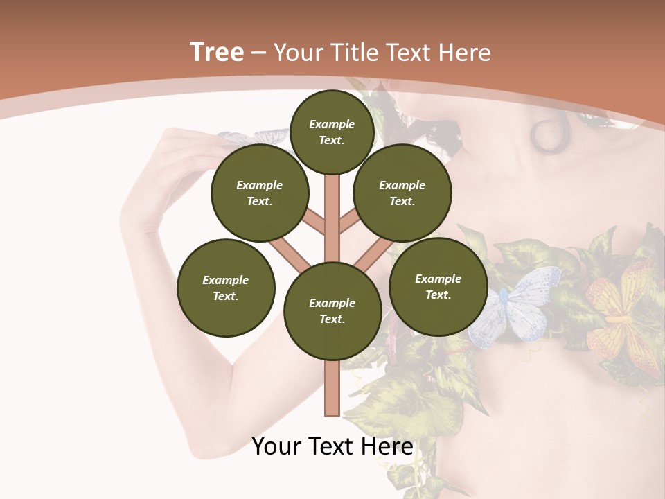 Nymph Floral Pretty PowerPoint Template