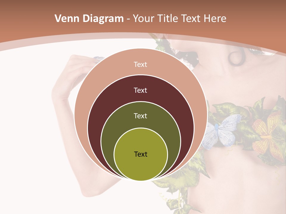 Nymph Floral Pretty PowerPoint Template