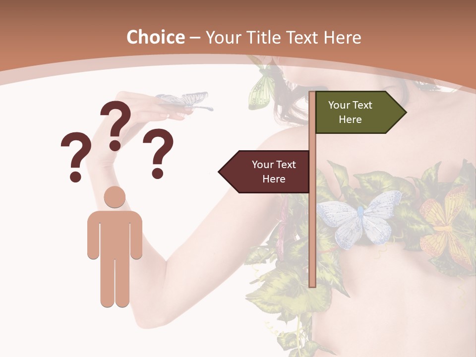 Nymph Floral Pretty PowerPoint Template