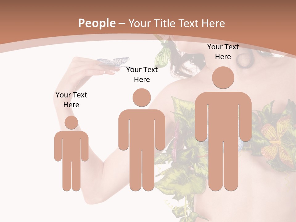 Nymph Floral Pretty PowerPoint Template