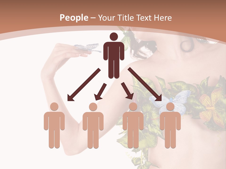 Nymph Floral Pretty PowerPoint Template